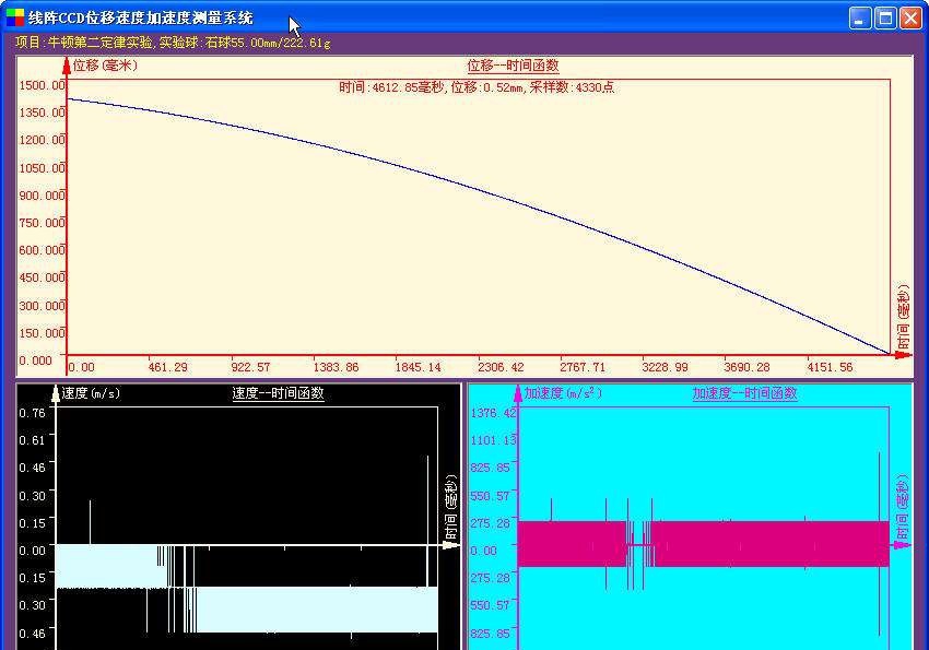 位移速度加速度测量软件 v1.6