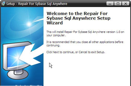 Repair for Sybase SQL Anywhere v1.5