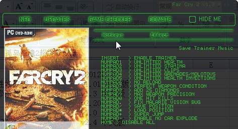 孤岛惊魂2超级修改器 v1.7