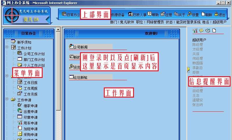 竞凡OA网上自动化办公系统 v905 閺嶅洤鍣痸1.3