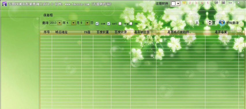 天盟PR域名批量查询工具 v1.7