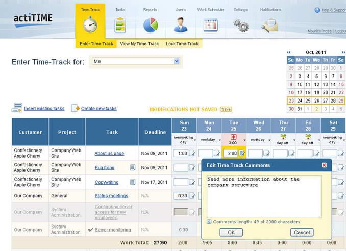 actiTIME v3.6