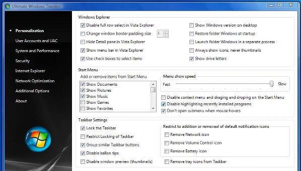 Ultimate Windows Tweaker v4.7.1.4