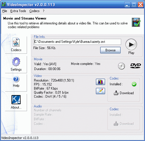 VideoInspector(编码器检测) v2.15.4.151