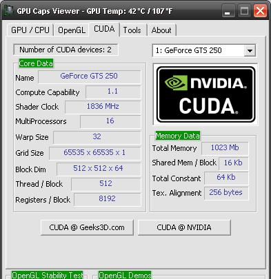 GPU Caps Viewer v1.45.1.6