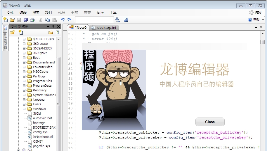 龙博代码编辑器 v4.5 龙博代码编辑器 v4.5