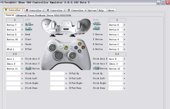 360手柄模拟器(x360ce) v3.2.9.90