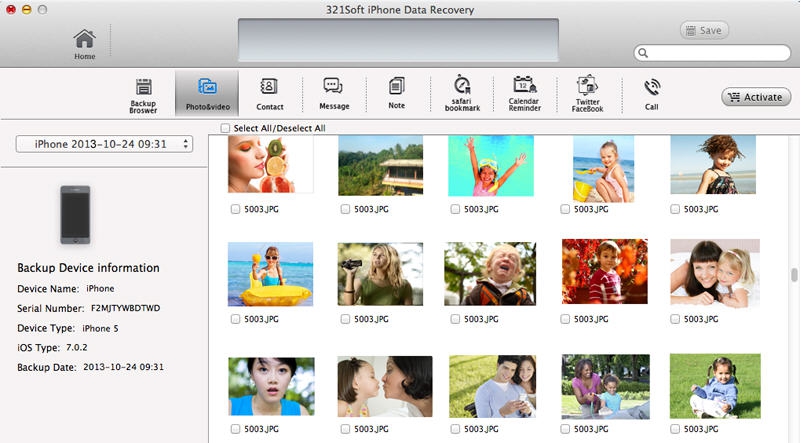 321soft苹果手机数据恢复软件 v3.6.6