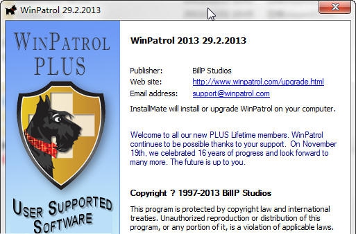 WinPatrol(系统辅助安全软件) v35.5.2017.13