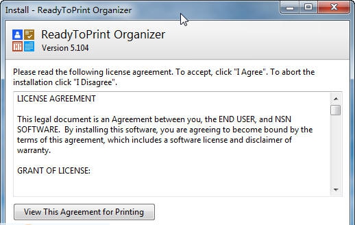 ReadytoPrint Organizer v5.113