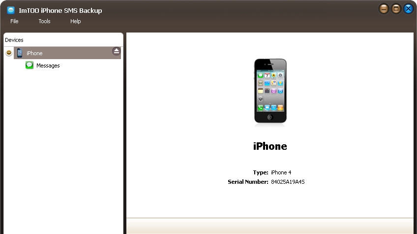 ImTOO iPhone SMS Backup v1.5