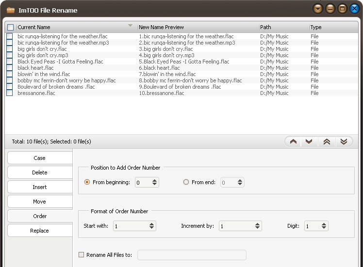 ImTOO File Rename v1.5