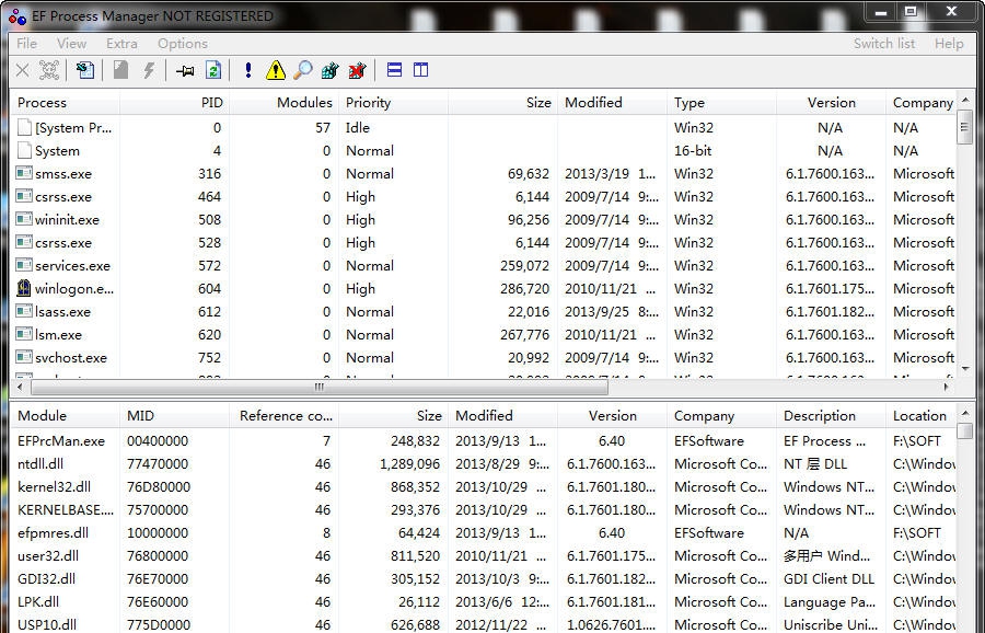 EF Process Manager v20.10