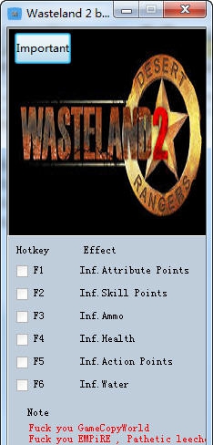 废土2六项修改器 v1.8