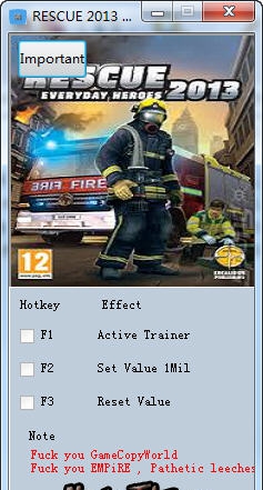 救援行动2013全职英雄两项修改器 v1.5