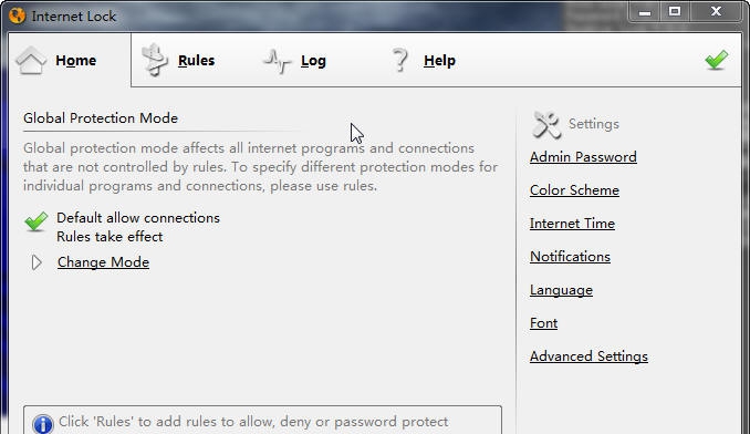 Internet Lock(网络访问权限控制器) v6.0.12