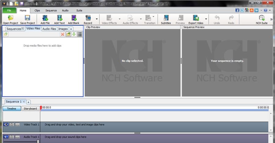 VideoPad Video Editor v8.61