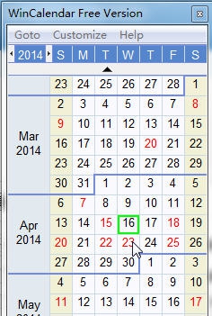 WinCalendar v4.12