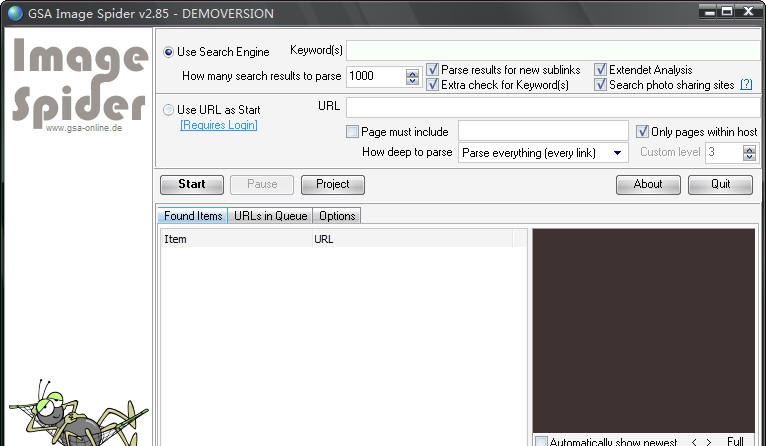 GSA Image Spider v3.44