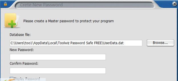 Toolwiz Password Safe v1.3.0.5