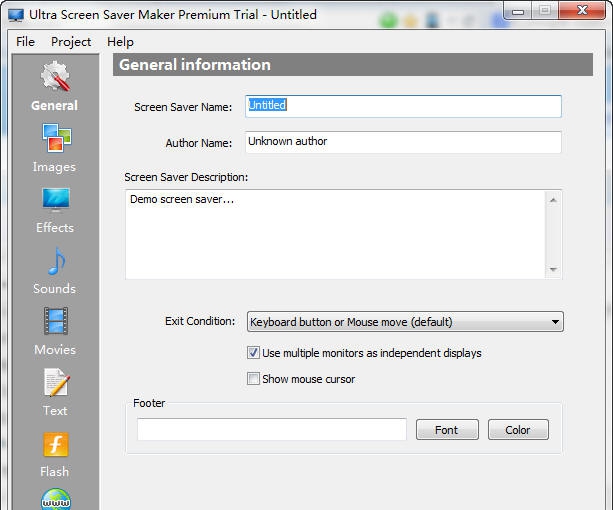 Ultra Screen Saver Maker v3.6.7