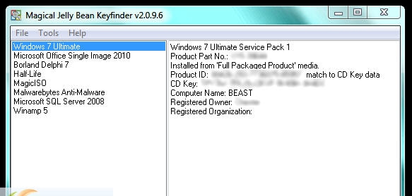 Magical Jelly Bean Keyfinder v2.0.10.17