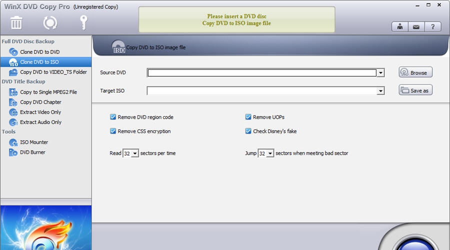 WinX DVD Copy Pro v3.7.7