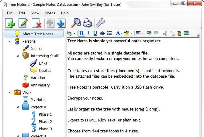 Tree Notes(树形图备忘录) v4.530