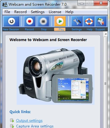 Webcam and Screen Recorder v7.4