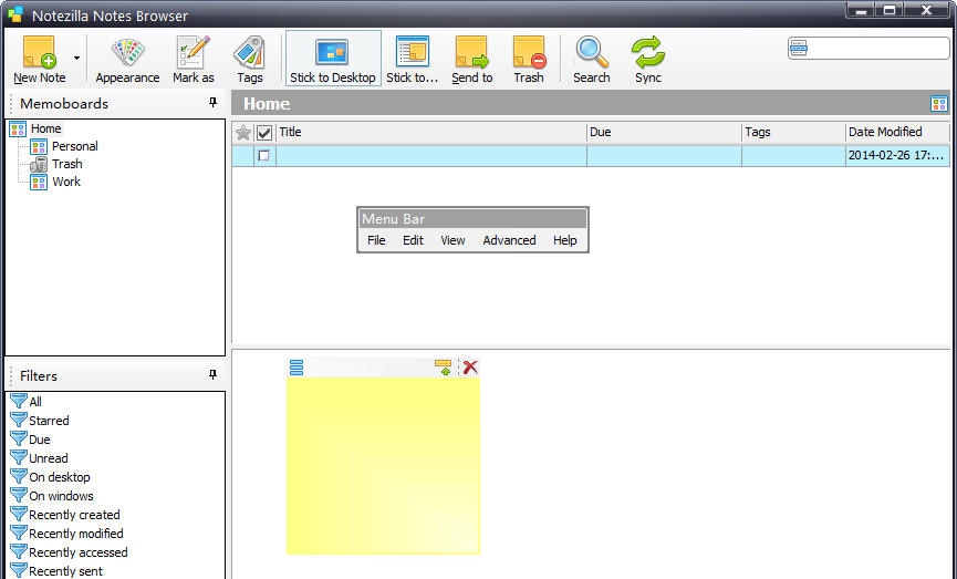 NoteZilla(桌面便签) v8.0.44