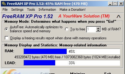 FreeRAM XP Pro v1.56