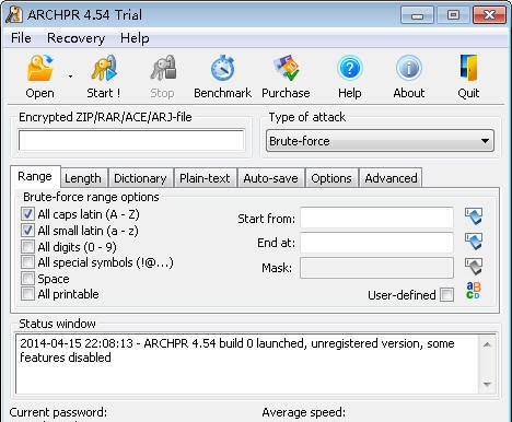Advanced Archive Password Recovery v4.54.61