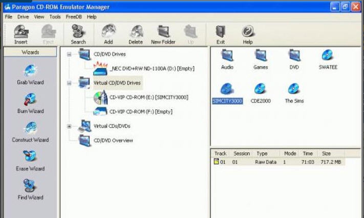 Paragon CD-ROM Emulator v3.00.040