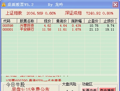 58财讯桌面股票 v5.8
