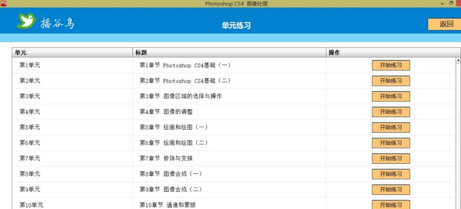 播谷鸟计算机职称Photoshop CS4图像处理 v5.6