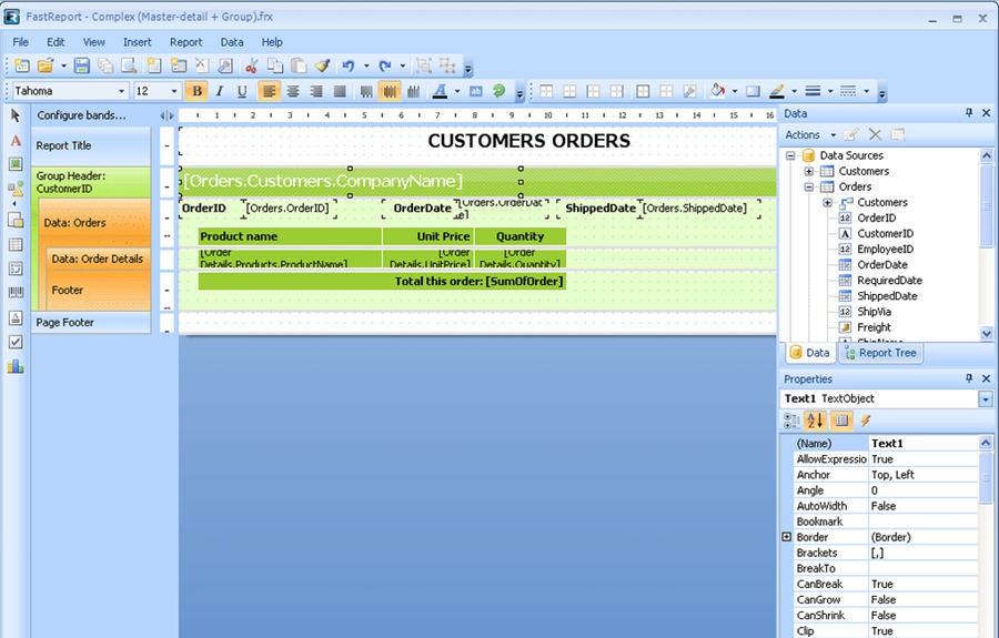 FastReport v5.3.22