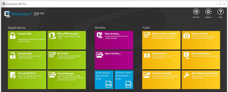 Ashampoo Zip Pro v3.00.37