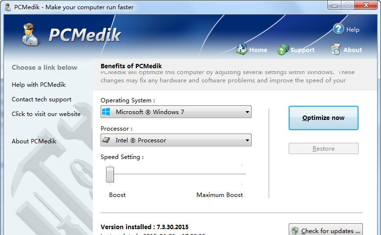 PCMedik(电脑优化软件) v7.3.30.2019