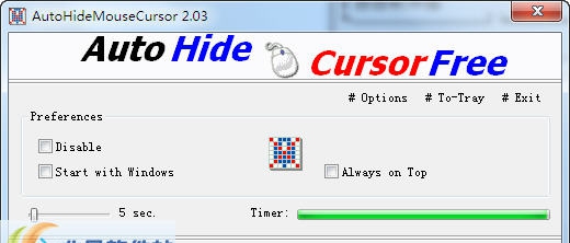AutoHideMouseCursor(自动隐藏鼠标光标) v3.62