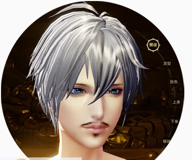 天谕成男脸白发小胡须 v1.5