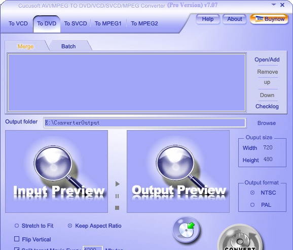 Cucusoft AVI to DVD/VCD/SVCD/MPEG Converter Pro v3.16