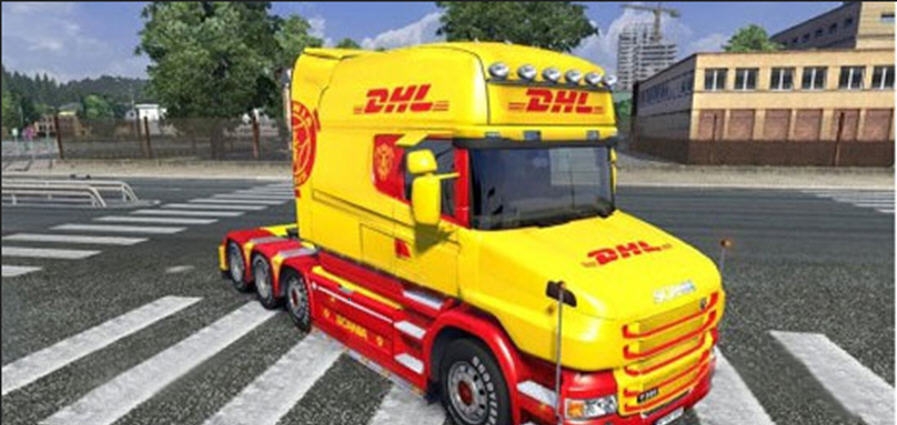欧洲卡车模拟2DHL皮肤mod v1.6