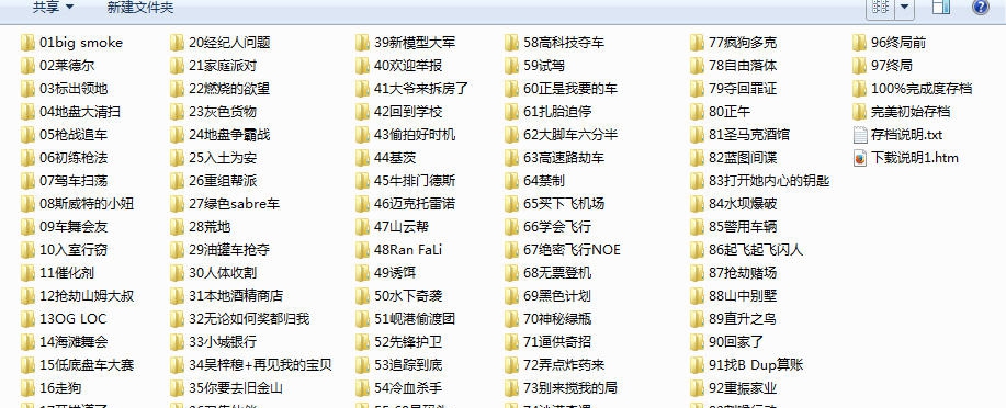 圣安地列斯所有主线任务存档集合 v1.9