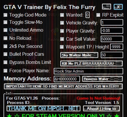 GTA5单人线上修改器 PCv1.12