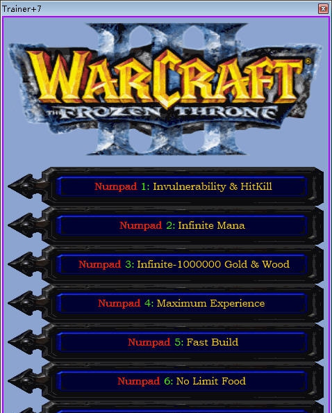 魔兽争霸3七项修改器 v1.32