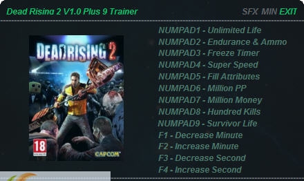 丧尸围城2九项修改器 v1.6