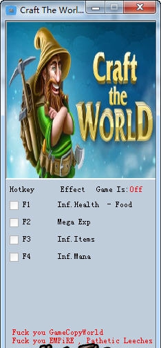 打造世界五项修改器 v1.6