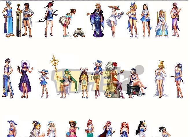 dnfNPC改韩服清凉夏日NPC补丁 v1.5