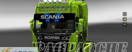欧洲卡车模拟2斯堪尼亚RS太阳板MOD v1.24