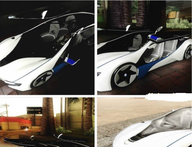 圣安地列斯宝马梦幻LED半透明跑车mod v3.9